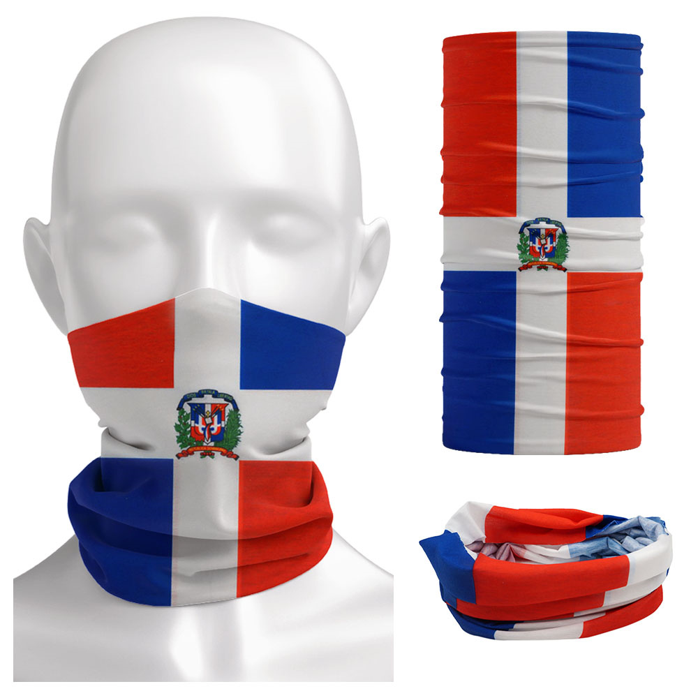 Headband Summer Knit - Dominica National flagge Bandana nahtlose Sommer