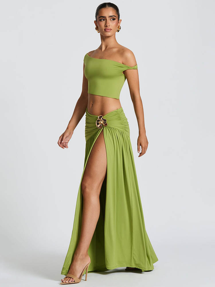 Mozision Elegantes Kleiderset  – Crop Top Crochet Bewertung und Preis